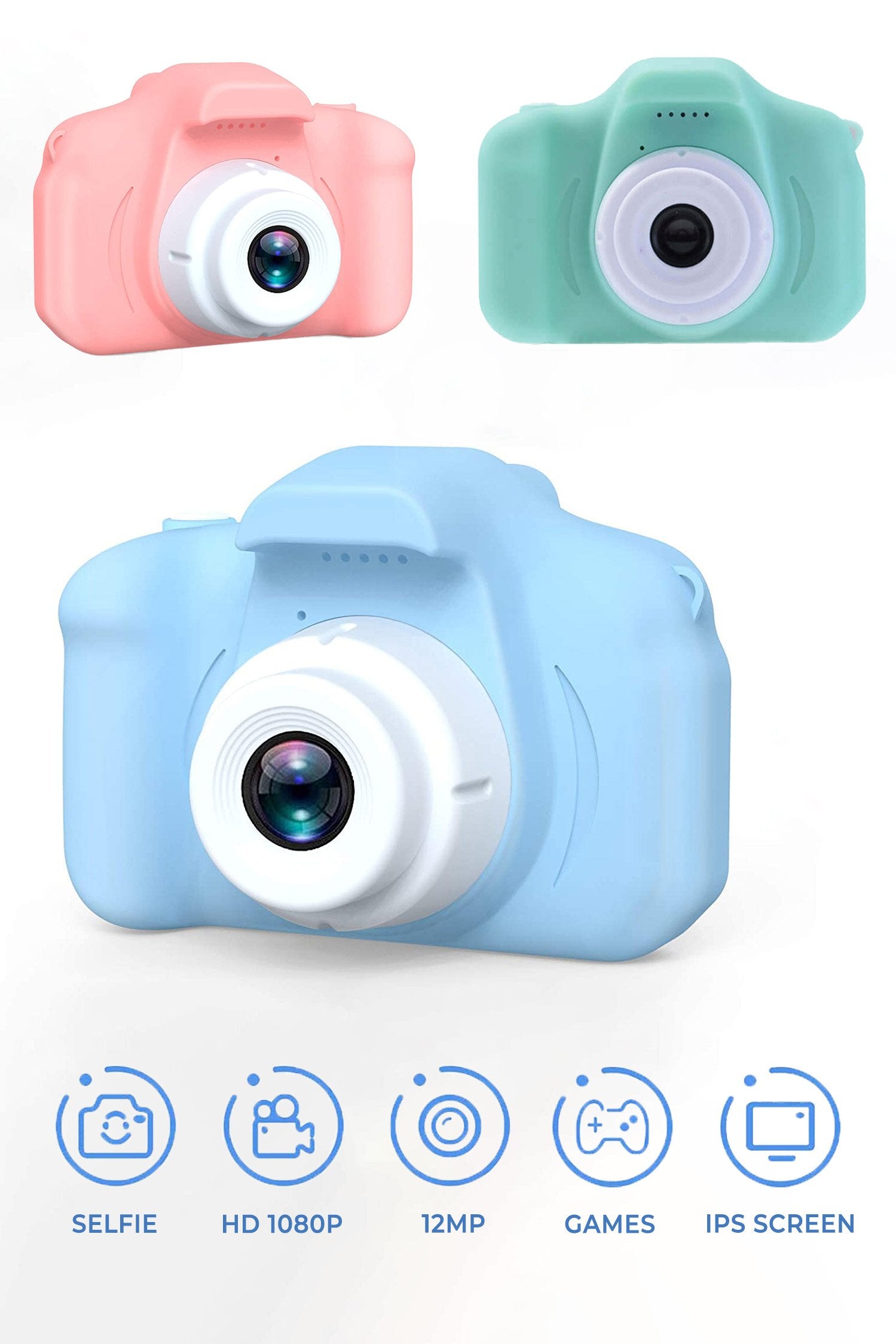 Bambini fotocamera istantanea fotocamera di stampa hd1080p