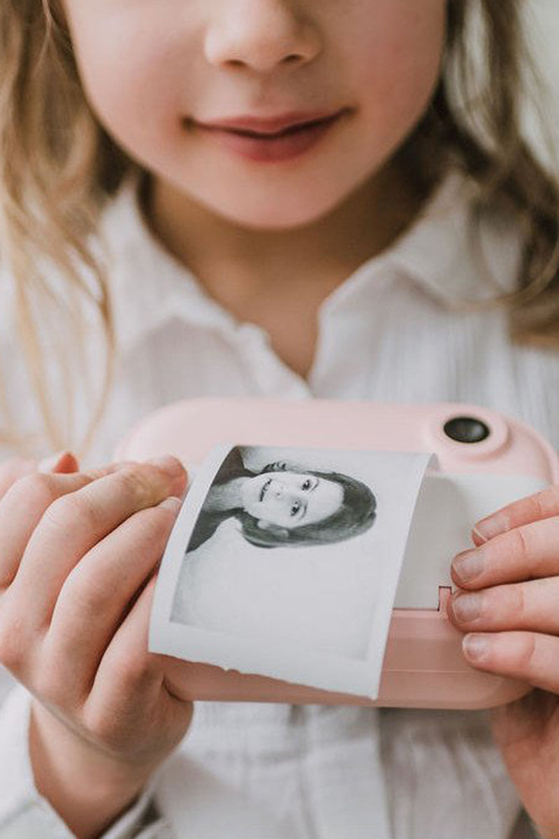 1080p Hd Bambini Fotocamera a stampa istantanea per bambini Fotocamera  Polaroid con carta fotografica termica Foto istantanea